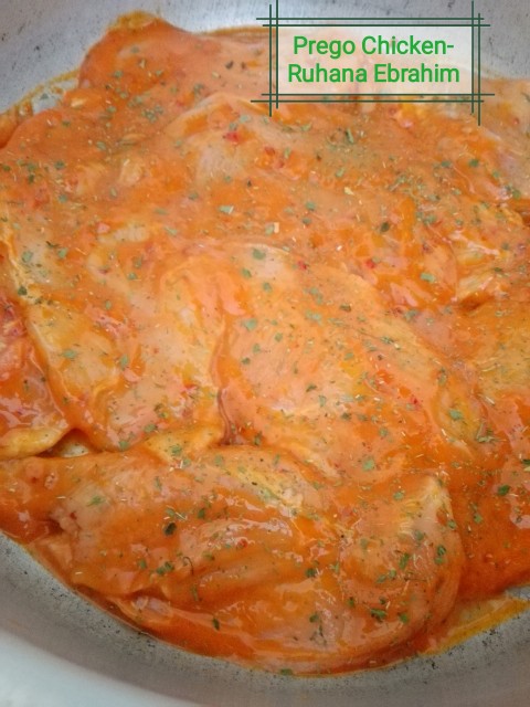 Prego Chicken (with Harissa Paste)