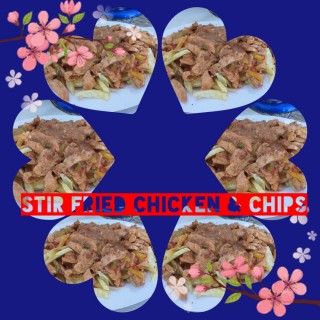 Stir Fried Chicken N Chips