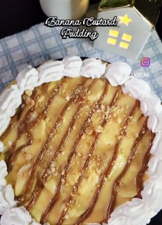Banana Custard Pudding