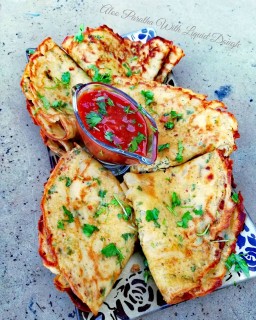 Aloo Paratha With Liquid Dough
