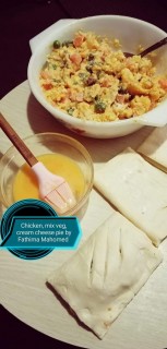 Chicken Cheese, Mix Veg Pies Filling