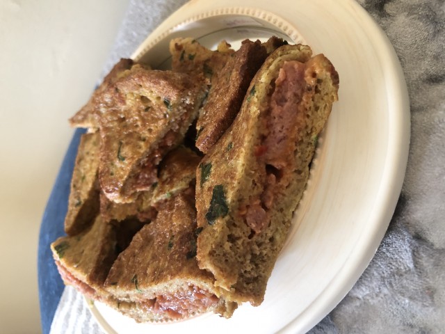 Beda (eggy) Bread With A Polony Twist