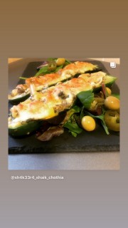 Stuffed Courgette Boats
