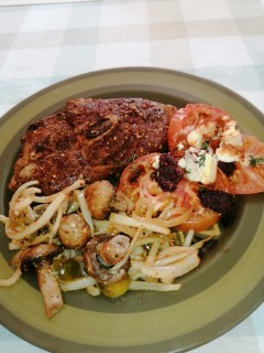 Roasted Tomatos With Mushroom And Lamb