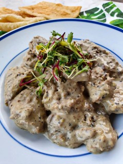 Creamy Pepper Steak