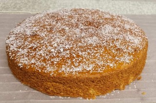 Coconut Cake With Jam