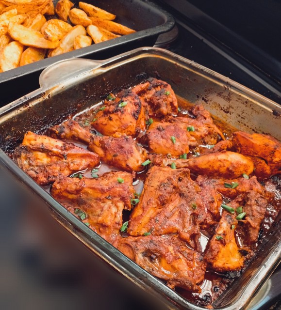 Quick Masala Roast Chicken