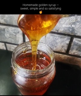 Homemade Golden Syrup