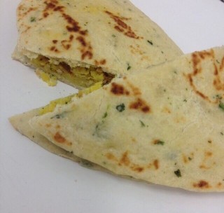 Homemade Garlic Naan