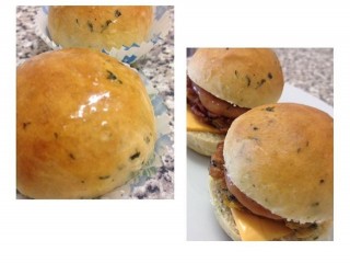 Homemade Mini Garlic Rolls(burgers)
