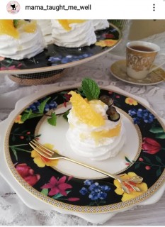 Orange & Blueberry Pavlovas