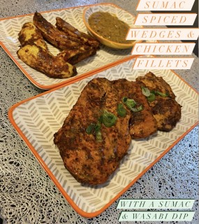 Sumac Spiced Chicken/ Potato Wedges