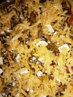 Steak And Mushroom Pizza