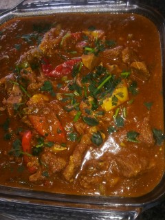 Mutton With Robot Peppers