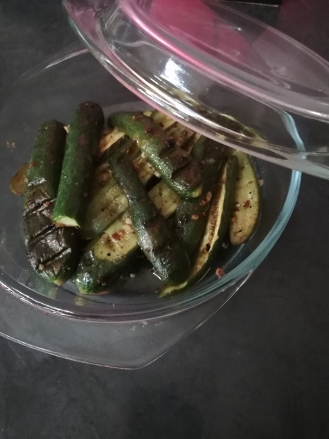 Grilled Baby Marrows
