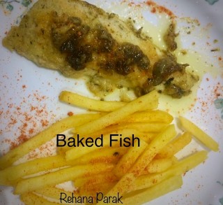Baked Hake Fish