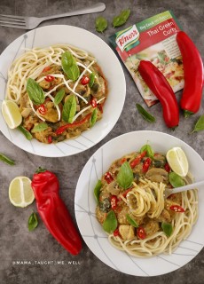 Thai Green Chicken Curry & Noodles