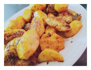 Portuguese Flavoured Lemon Wings & Roasted Potatoes