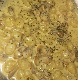 Creamy Mushroom Gnocchi