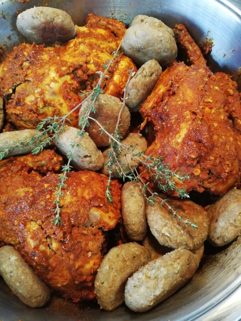 Roast Baby Chickens
