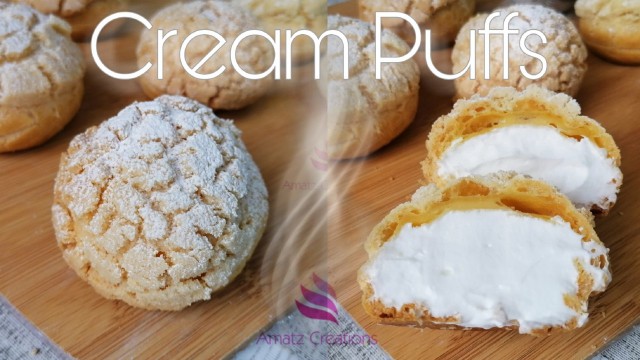 Cream Puffs - Choux Al Craquelin