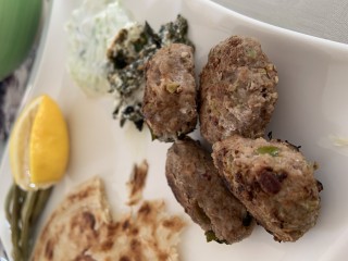 Lamb And Pistachio Kofta (kebab/meatball)