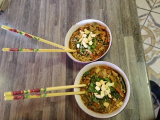 Chicken And Cashew Ramen