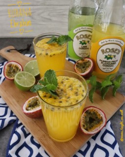 Passion Fruit Mojito Mocktail