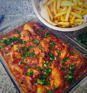 Machachos Garlic Butter Chicken