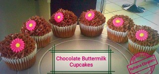 Chocolate Buttermilk Cupcakes