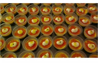 Mango/raspberry Mousse