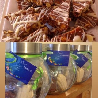 Nutty Honeycomb Chocolates