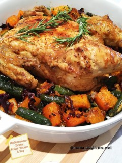 Mediterranean Za'atar Roast Chicken & Veg