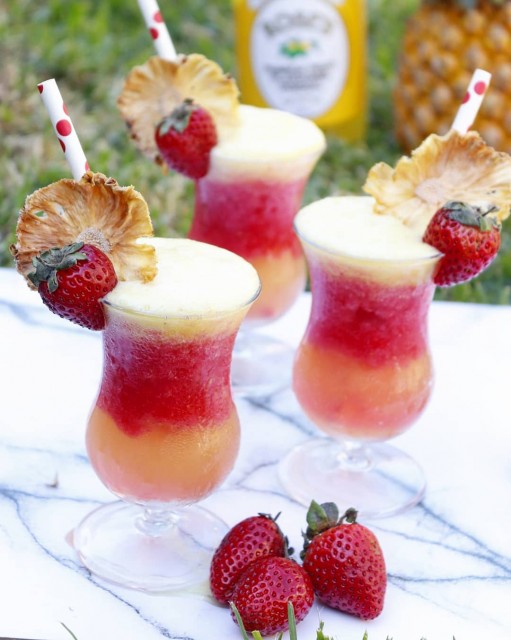 Sunset Daiquiri Mocktail