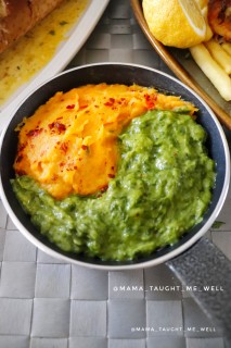 Creamed Spinach & Creamed Butternut