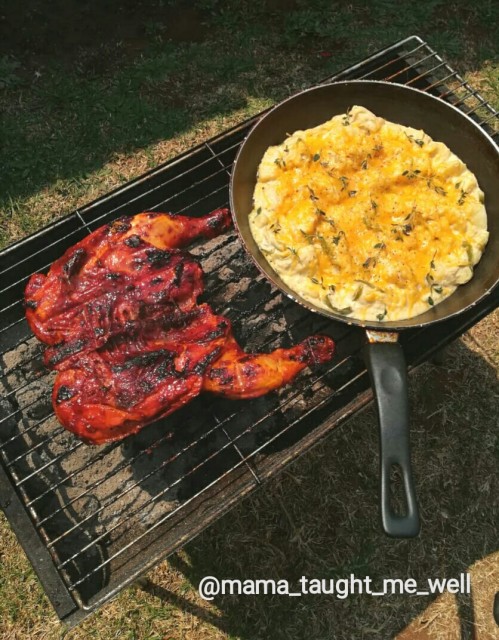 Braaided Mozambican Spatchcock (butterflied Chicken)