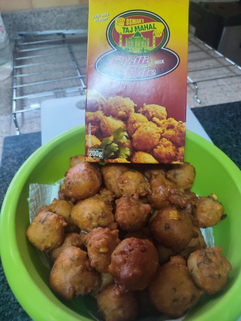 Sweetcorn Chilli Bites (bhajia)