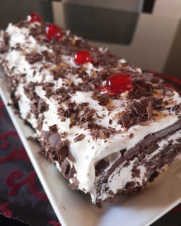 Black Forest Cake Roll