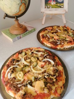 Plant Based, Burger Pizza