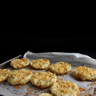 Loaded Oven Baked Mashed Potato Cakes