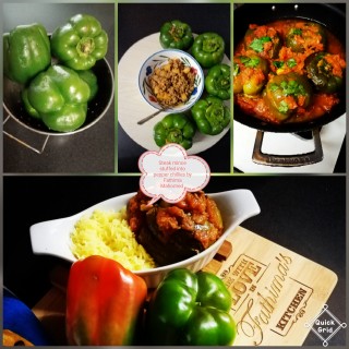 Mince Stuffed Into Pepper Chillies