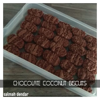 Chocolate Coconut Biscuits