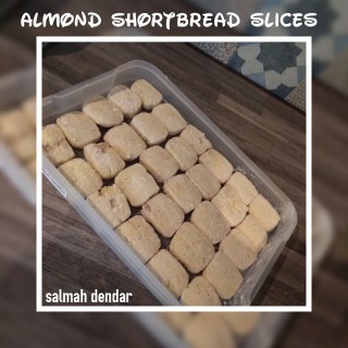 Almond Shortbread Slices