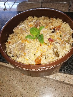 Afghani Mutton  Pilau