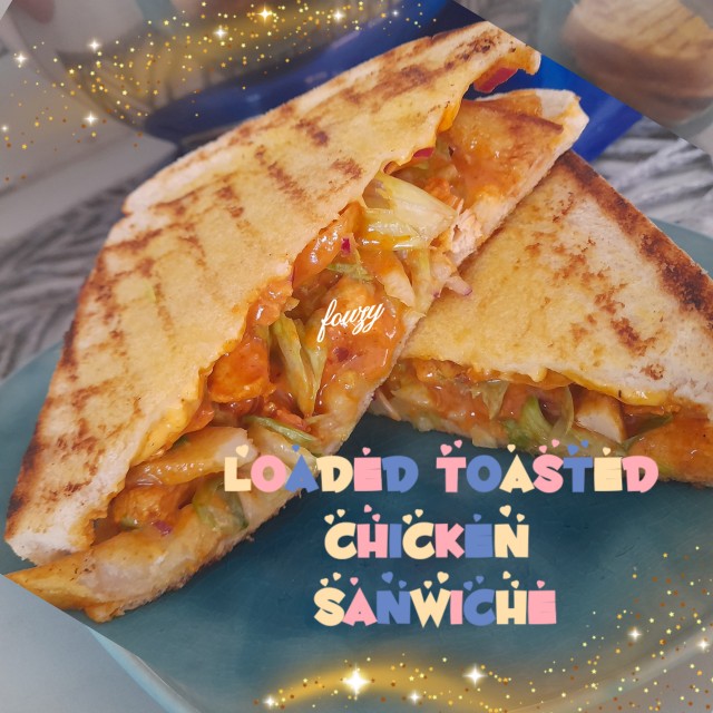 Loaded Chicken Toasted Sandwich