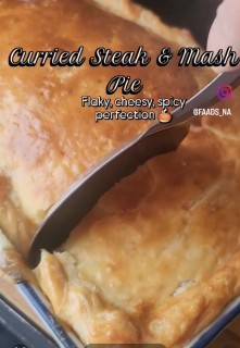 Curried Steak And Mash Pie
