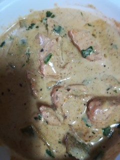 Chicken Boti In Creamy Gravy