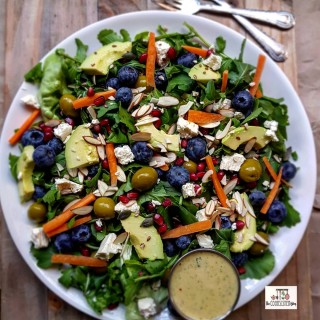 Crunchy Blueberry And Rocket Salad