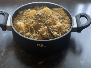 Green Masala Lamb Pilau Aka Green Akhni