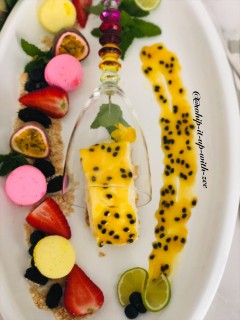 Lemon And Passionfruit Cheesecake Quick And Easy Microwave Cheesecake